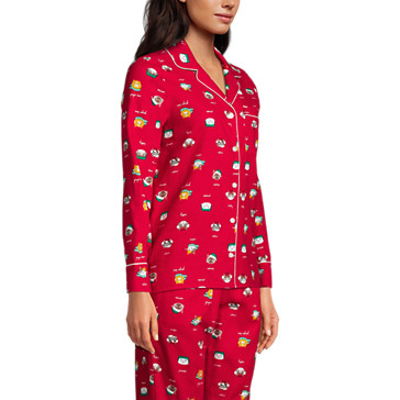 La Chemise de Pyjama en Flanelle à Motifs, Femme Grande Taille image number 2