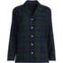 Women's Long Sleeve Print Flannel Pajama Top, Front