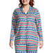 Women's Plus Size Long Sleeve Print Flannel Pajama Top, Front