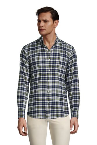 【ランズエンド LANDS' END】メンズ・ジェントルマンズ・フラノ・シャツ/XL/その他