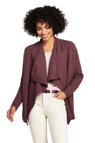 petite waterfall cardigan