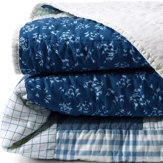 Patchwork Quilt and Sham - primary