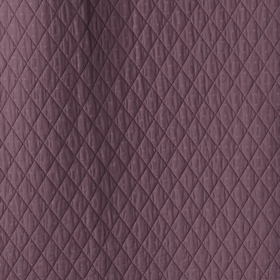 Solid Diamond Double Voile Quilt