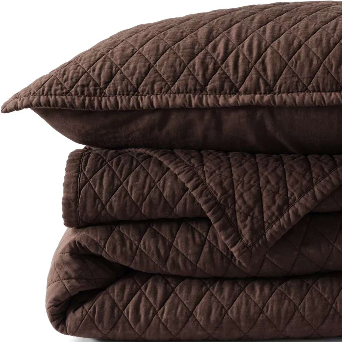 Solid Diamond Double Voile Quilt