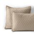 Solid Diamond Double Voile Pillow Sham, Front