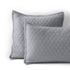 Solid Diamond Double Voile Pillow Sham, Front