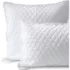 Solid Diamond Double Voile Pillow Sham, Front