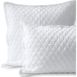 Solid Diamond Double Voile Pillow Sham, Front