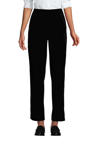 high waisted velvet trousers