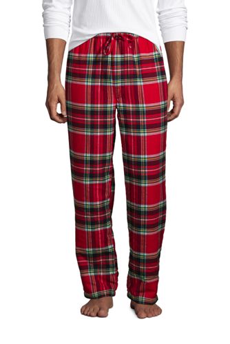 flannel lined warm up pants