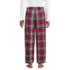 Men's Tall Sherpa Fleece Lined Flannel Pajama Pant, Back