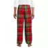 Men's Sherpa Fleece Lined Flannel Pajama Pants, Back