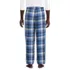 Men's Sherpa Fleece Lined Flannel Pajama Pants, Back