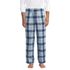 Men's Sherpa Fleece Lined Flannel Pajama Pants, Front