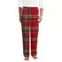 Men's Sherpa Fleece Lined Flannel Pajama Pants, Front