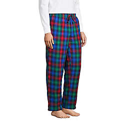 Men's Sherpa Fleece Lined Flannel Pajama Pants, alternative image