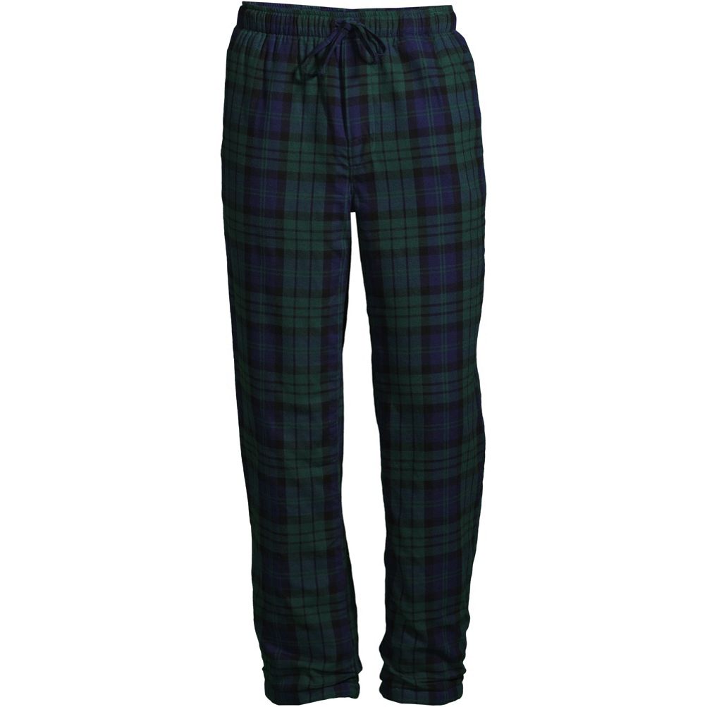 Men s Sherpa Fleece Lined Flannel Pajama Pants