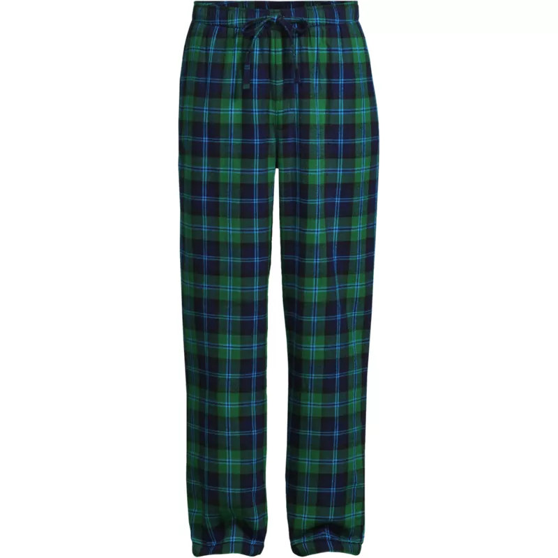 Men's Tall Sherpa Fleece Lined Flannel Pajama Pant, Front