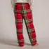 Men's Sherpa Fleece Lined Flannel Pajama Pants, Back