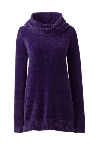lands end chenille cardigan