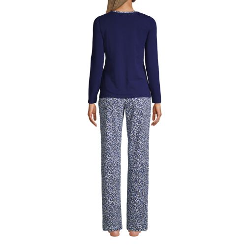 Pyjama 2 Pièces en Coton Stretch, Femme Stature Standard image number 1