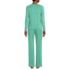 Women's Knit Pajama Set Long Sleeve T-Shirt and Pants, Back
