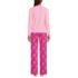 Women's Knit Pajama Set Long Sleeve T-Shirt and Pants, Back