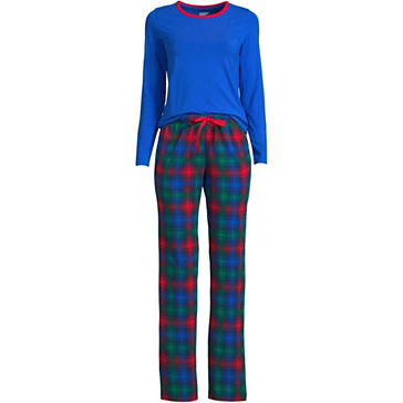 Pyjama 2 Pièces en Coton Stretch, Femme Stature Standard image number 3