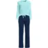 Women's Knit Pajama Set Long Sleeve T-Shirt and Pants, Front