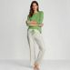 Women's Tall Knit Pajama Set Long Sleeve T-Shirt and Pants, alternative image