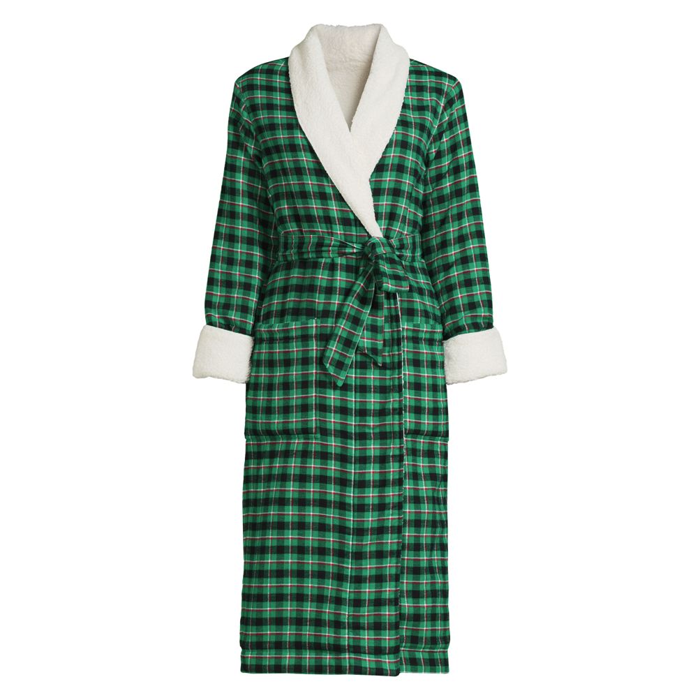 Womens flannel robes online petite