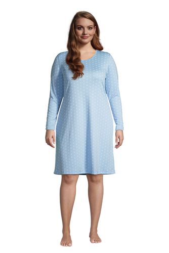 long sleeve knee length nightgown