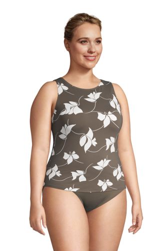 lands end plus size tankini tops