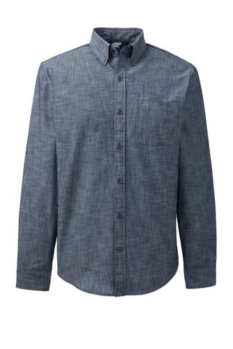 slim chambray shirt