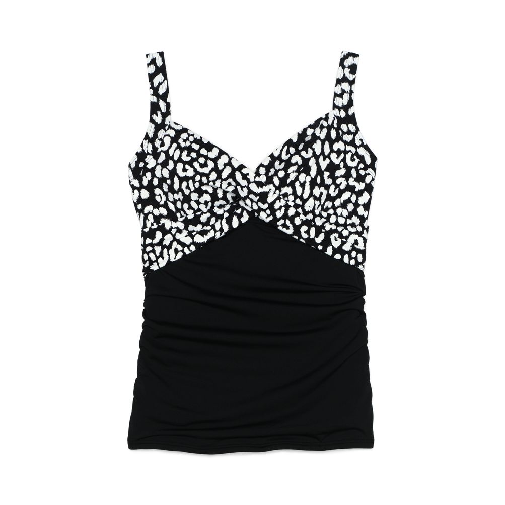 Bra-Size Wrap Tankini Top