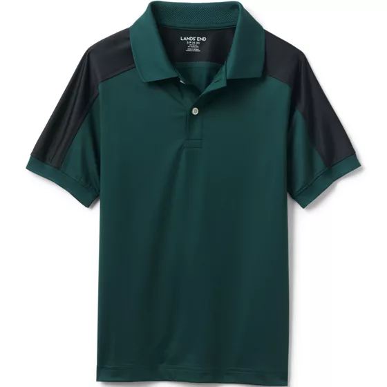Kid's Colorblock Rapid Dry Polo - primary