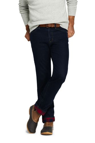 tall men's flannel lined jeans