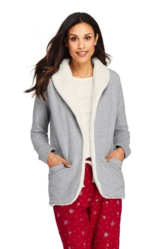 lands end shawl collar cardigan