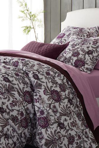 Printed Velvet Duvet Cover