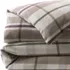 Comfy Super Soft Cotton Flannel Plaid Duvet Bed Cover - 5oz, alternative image
