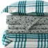 Comfy Super Soft Cotton Flannel Plaid Duvet Bed Cover - 5oz, Front