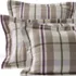 Comfy Super Soft Cotton Flannel Plaid Pillow Sham - 5oz, Front