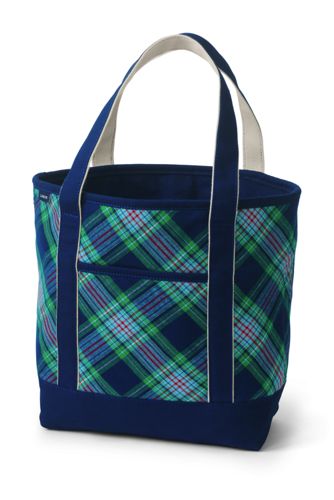 flannel tote bag