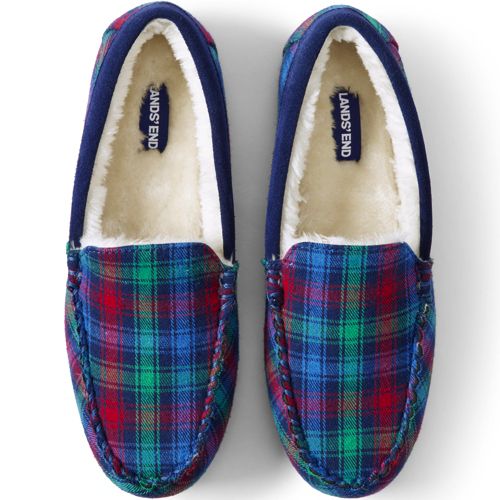 Flannel discount lined slippers