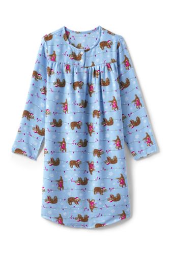 girls flannel night gown