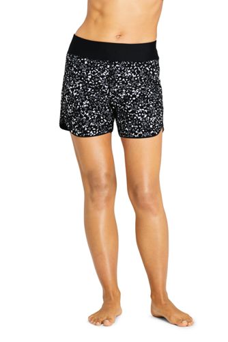 womens printed swim shorts