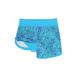 Women's Plus Size 5" Quick Dry Elastic Waist Board Shorts Swim Cover-up Shorts with Panty Print, alternative image