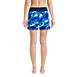 Women's 5" Quick Dry Elastic Waist Board Shorts Swim Cover-up Shorts with Panty Print, Back