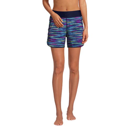 Short AquaSport Taille Confort Maillot Intégré, Femme Stature Standard