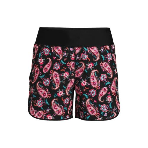 Girls Stretch Woven Comfort Waist Swim Shorts